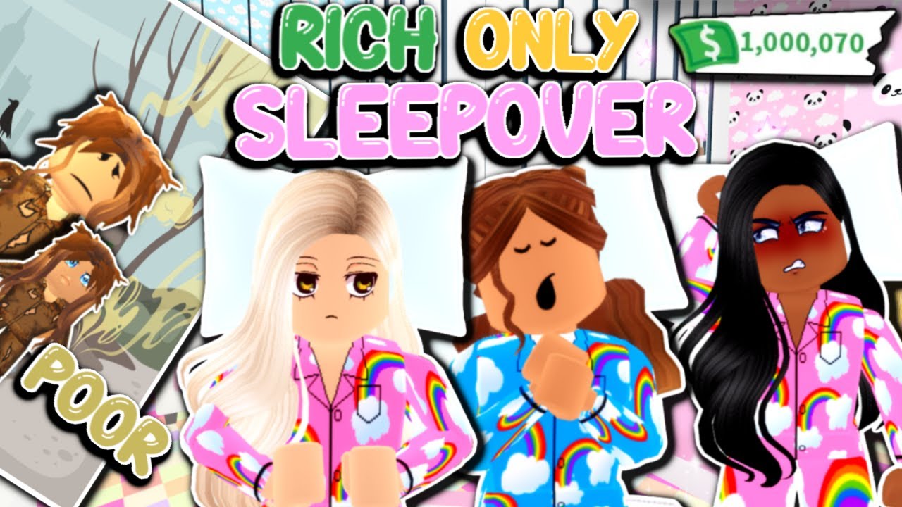 Poor To Rich Lottery Moms RICH GIRLS ONLY SLEEPOVER Ep3