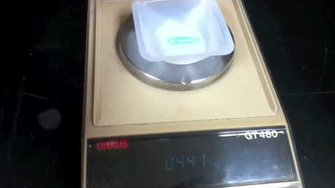 Lab Protocol - Digital Balance (Unit 1 Metric Measurement)