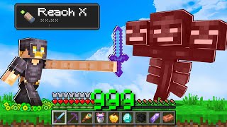 MINECRAFT pero MI EXPERIENCIA DETERMINA MI REACH (ALCANCE)