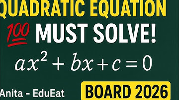 Formula Based Questions Class 10 Maths 100% आने वाले Questions Part-1 @Anita-EduEat 