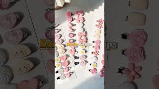 Korean hair clips🎀 #aesthetic #trending #koreanhairclip #shorts #fypシ゚viral