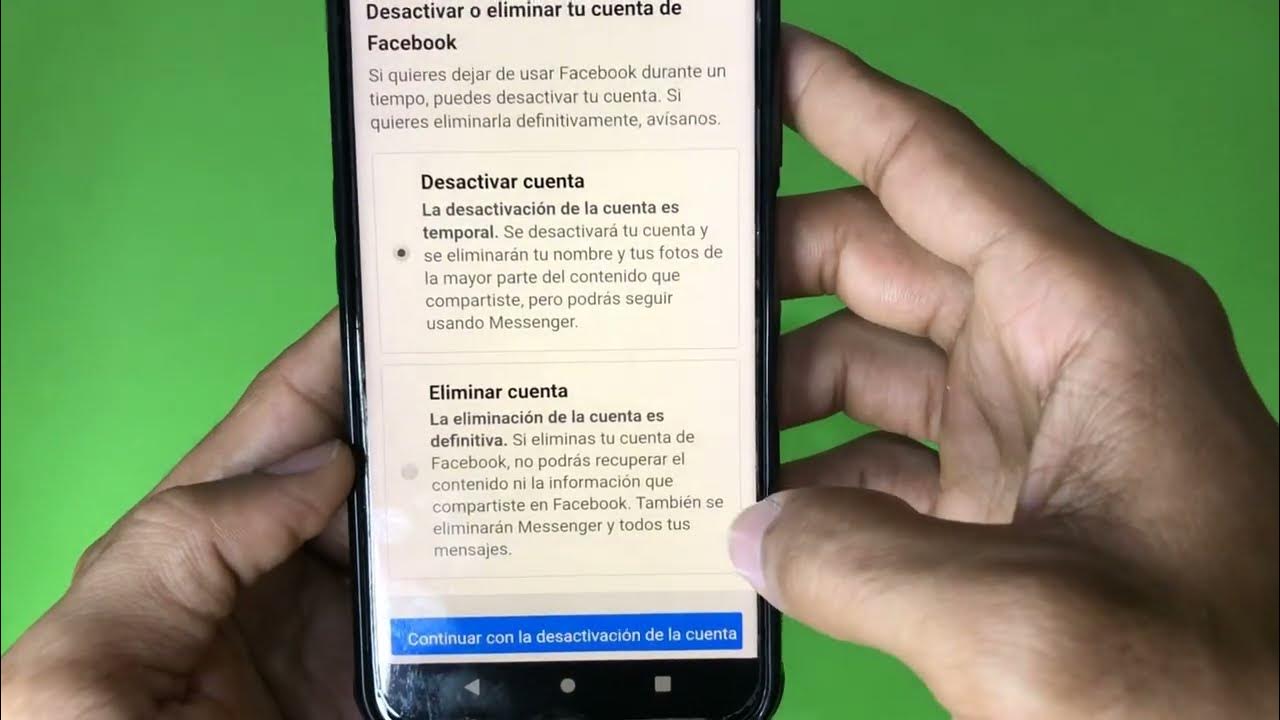 Cómo Eliminar Cuenta de Facebook YouTube