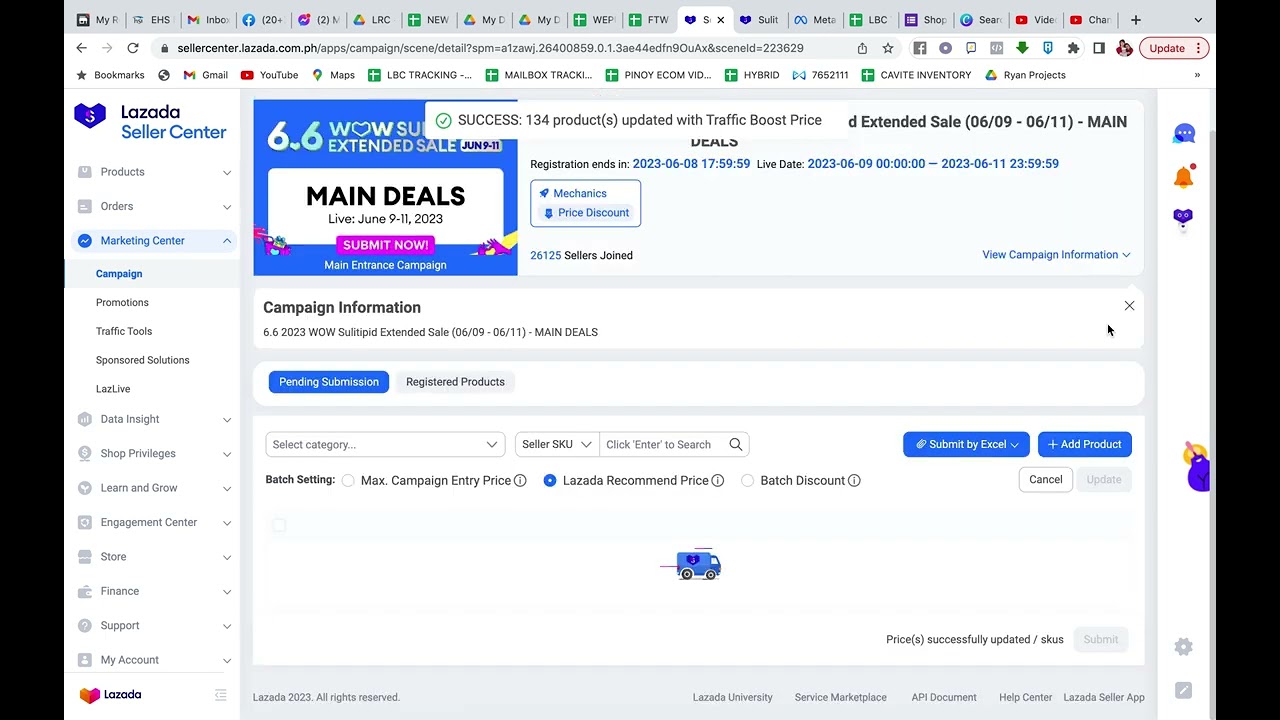 REGULAR CAMPAIGNS HOW TO JOIN  IN LAZADA