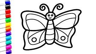 Monarch Butterfly 🦋 Drawing, Painting, Coloring for Kids & Toddlers | How to DrawPaint Easy Monarch Butterfly 🦋 Drawing, Painting, Coloring for Kids & Toddlers | How to DrawPaint Easy