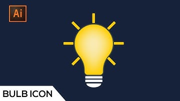 Bulb icon - How to make simple bulb icon in illustrator