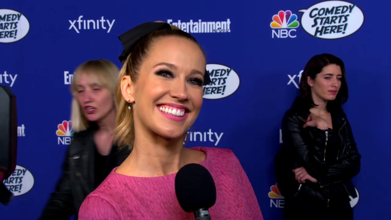 the good wife es buena ANNA CAMP at the 'Comedy starts Here' party red carpet