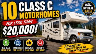 10 Class C Motorhomes Under $20,000 — Hidden Gems or Money Pits?