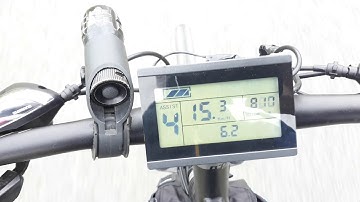 KT LCD3 now showing trip total Watts/hour of TSDZ2 950W mid drive motor