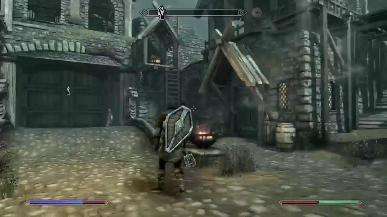 Skyrim 【Survival 】スカイリム【難易度Legendary】軽装戦士編