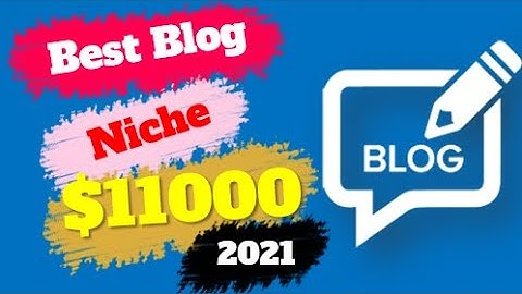 Best Blog Niche Ideas in 2021 (More Than $11000) PER MONTH