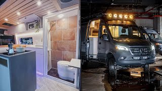 Brand New HIGH TECH MODERN CAMPER 🔥🚐🔥 Detailed VAN TOUR ⚡️