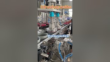 Double head servo capping machine #bottlecappingmachine #capper #cancappingmachine #factory