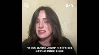 Gürcüstanda etirazlar - Amerikanın Səsinin jurnalisti Tbilisidən məlumat verir.