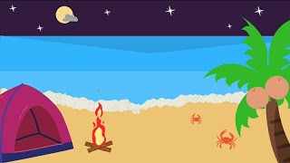 background animasi kartun bergerak keren latar belakang video pantai