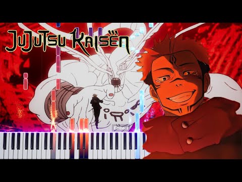 Sukuna Vs Mahoraga Jujutsu Kaisen S2 EP17 OST Piano Tutorial Sheet