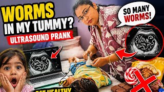 😱 We Scanned My Son’s Tummy… 😳 SO MANY WORMS! 🤯 (Ultrasound Prank) | No More Junk Food!