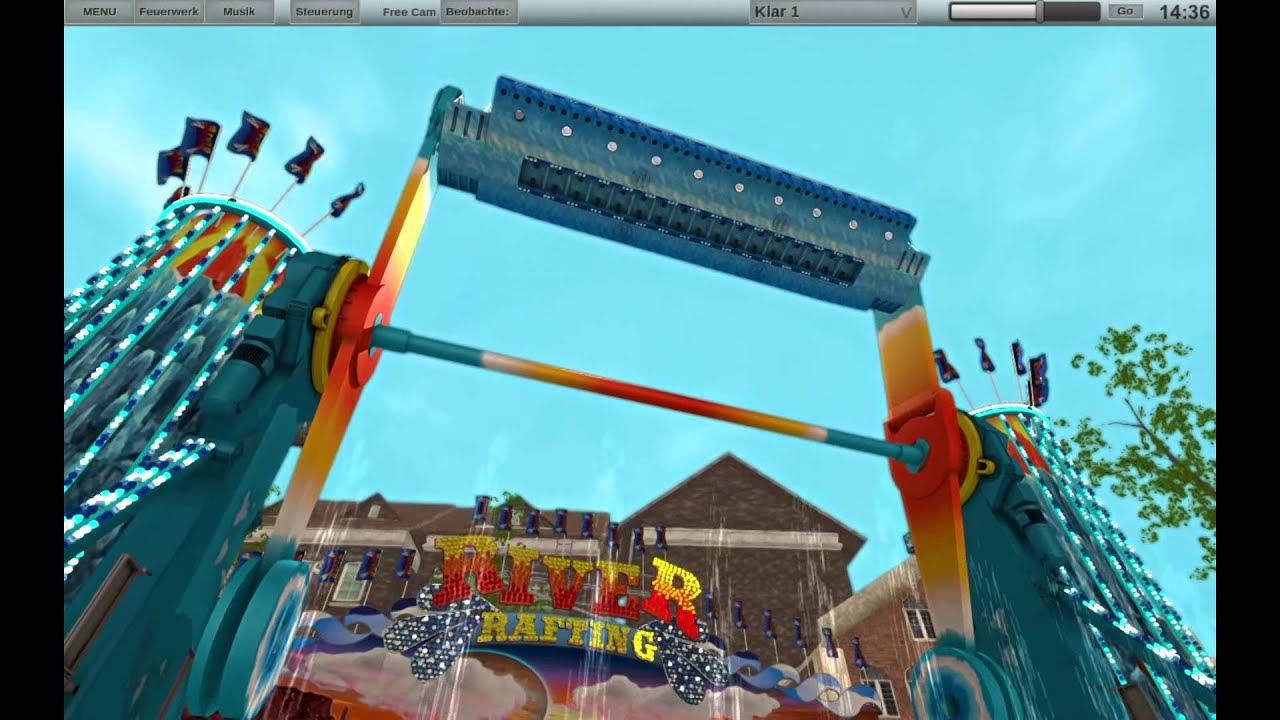 River Rafting (Top Spin) - Virtual Funfair - - YouTube