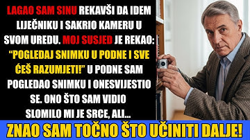 Lagao sam sinu da idem liječniku i sakrio kameru u svom uredu.