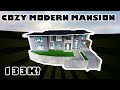 Cozy Modern Mansion Speedbuild (Bloxburg)