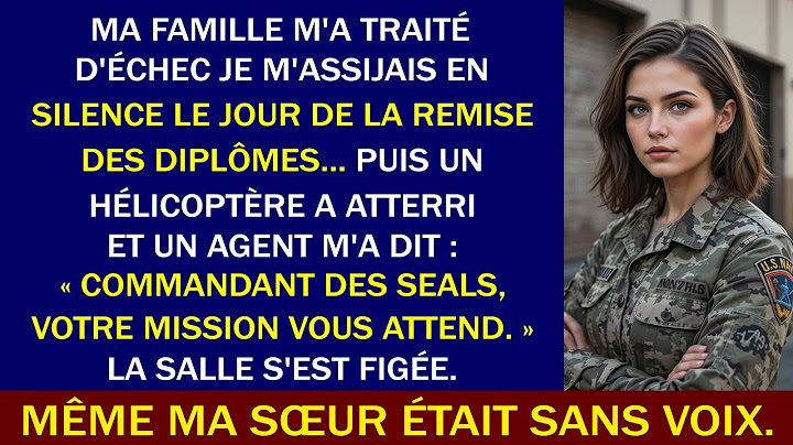 Famille me traite de ratée — Hélico atterrit à la remise. Agent : « Commandant, c’est l’heure ! »