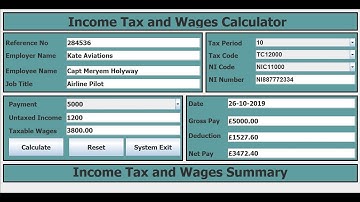 How to Calculate Income Tax and Wages in Java Eclipse - Full Tutorial