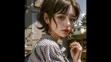 AI girl created by stablediffusion #like #fractal  #pleasesubscribe #stablediffusion #anime #cute