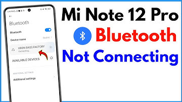 Redmi Note 12 Pro Bluetooth Connect Problem | Redmi Note 12 Pro Bluetooth Problem