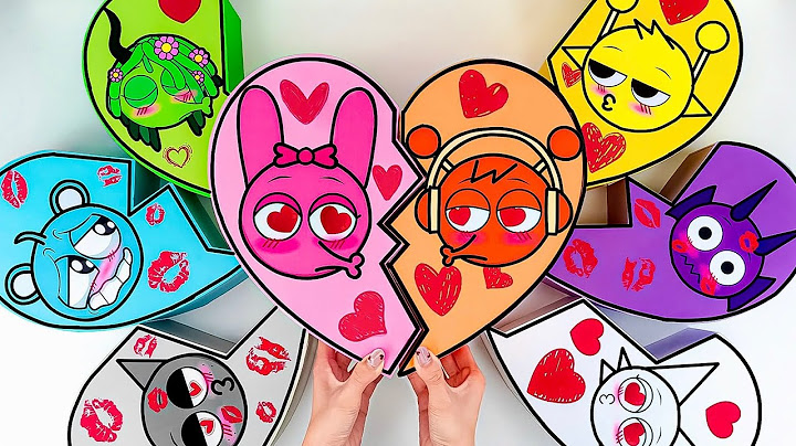 💖Paper DIY💖 Incredibox COUPLE Love SPRUNKI BLIND BOX Unboxing | How To Make Blind Bag ASMR | Tina TV