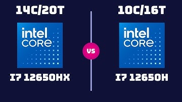 Intel Core i7-12650HX vs i7-12650H – CPU Comparison