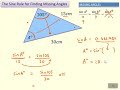 Trigonometry - Sine Rule - Finding Angles