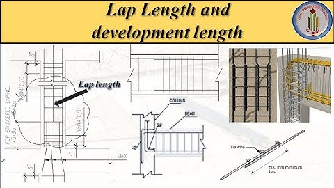 Lap length & Development length | Lap length | Development length | As per IS-456:2000