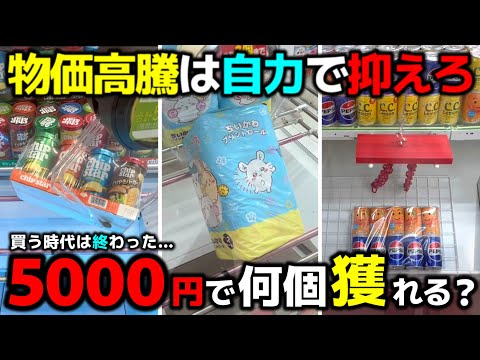 【クレーンゲーム】5000円で何個獲れる？物価高騰は自力で抑える時代！【回遊館養父店・UFOキャッチャー】