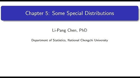 (Ch5) Part2: Continuous Random Variables