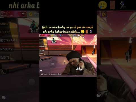 Galti se New lobby mein aa gaya 🥲🥲 #freefire #funny #games #viral #trending