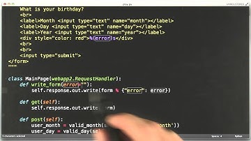 Substituting into Our Form - Web Development