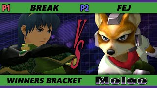 S@X 415 Winners Bracket - Fej (Fox) Vs. BreaK (Marth) Smash Melee - SSBM