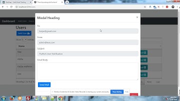 Angular Laravel Send Mail working example