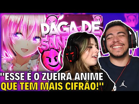 PAGA DE SANTINHA ( ͡° ͜ʖ ͡°) - ZUEIRA ANIME (AKACHI BR) REACT