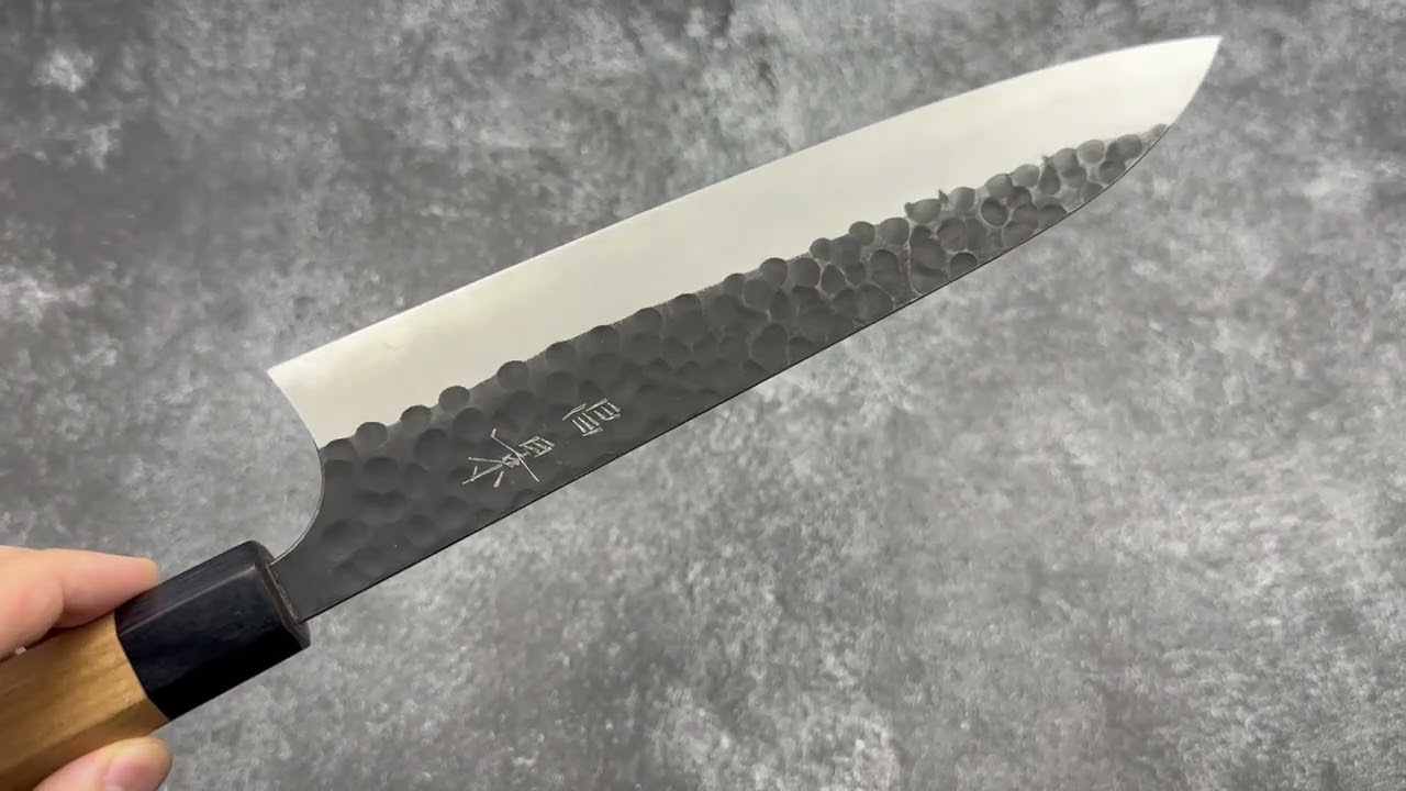 Koishi  Masakage x Kato Yoshimi Aogami Super Kurouchi Tsuchime Gyuto 210mm