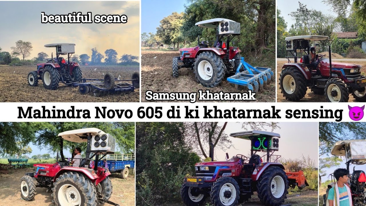 Mahindra Novo 605 DI 😈 Khatarnak Fencing ⚜️ | Swaraj ka Tap 💥 Comment Karo 🚜🔥