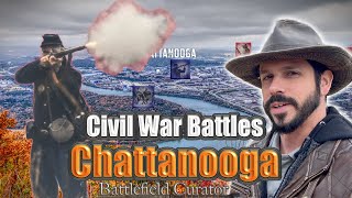 Civil War Battles at Chattanooga- 3D Battle Maps of Brown's Ferry, Lookout Mountain, and More