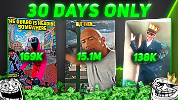 I Tried Troll Face Shorts For 30 Days! GOT MONETIZED! 🤑