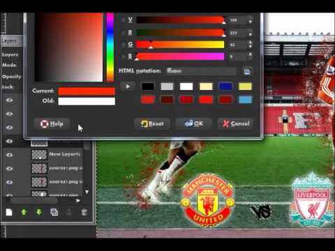Come rendere Wallpaper A di calcio Based in GIMP!