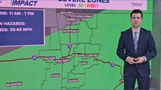 Scattered storms through Friday morning