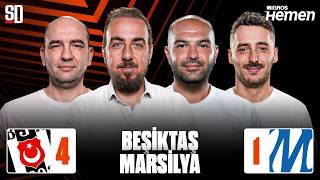 Dolmabahçede 4-1 Kere Maşallah Beşiktaş 4-1 Marsilya, İlhan, Olaitan, Orkun, Murillo, Italiano