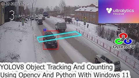 tracking and count  using yolov8 | object tracking using yolov8 | yolov8 tracking and detection