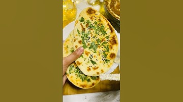 Soft & Buttery Naan Without Tandoor | easy Recipe #shorts #naan #kulcha #ytshorts