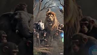 🌳 Nature vs Technology | शेर राजा की दर्दभरी कहानी #animation #viralvideo #animalstory #cartoon