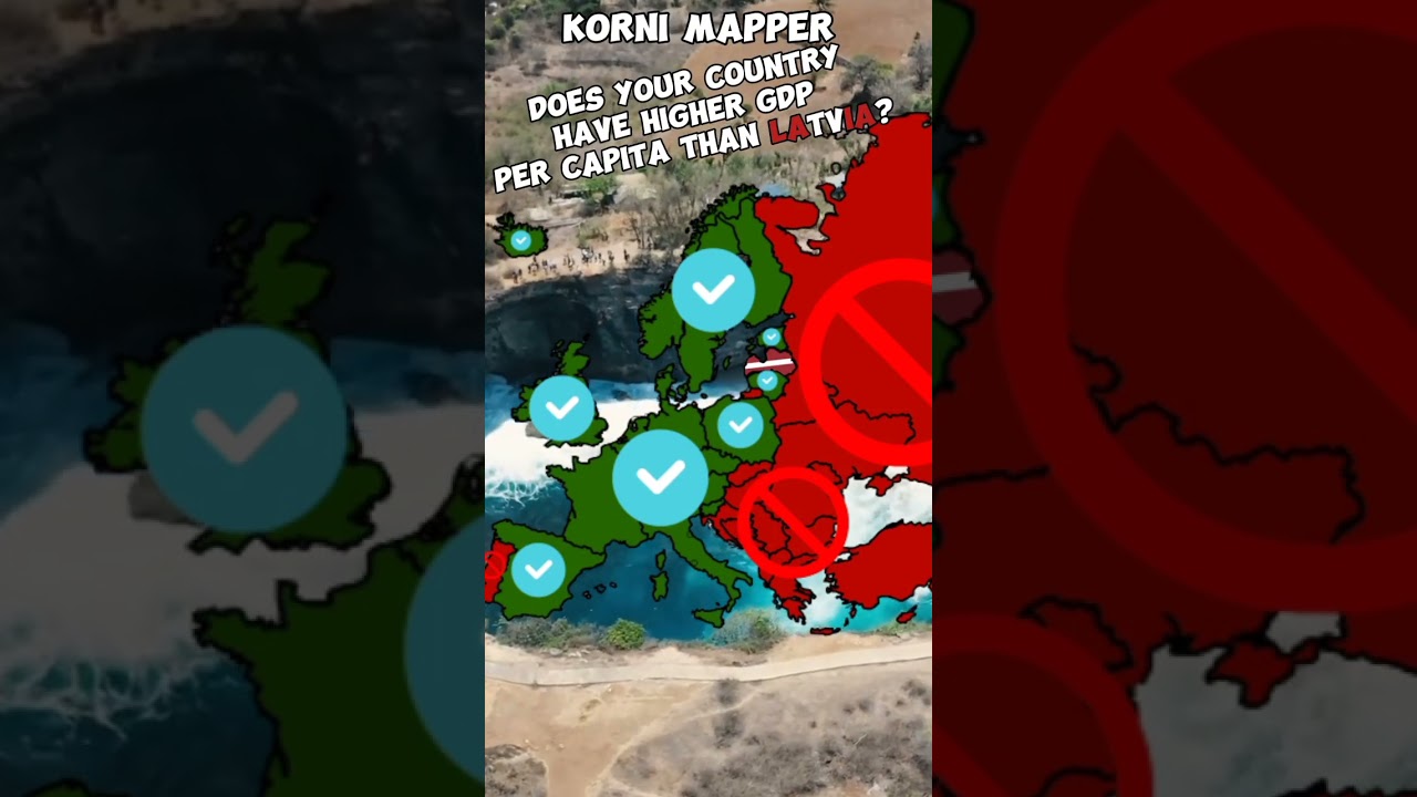 Does your country have higher GDP per capita than Latvia? 