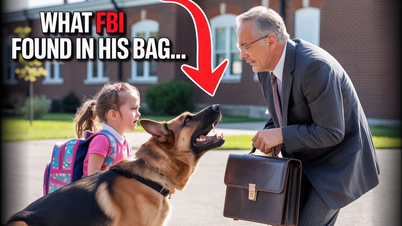 K9 Stops Grandpa at School – What the FBI Found in His Bag Sparked a Nationwide Manhunt